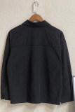 Turn Down Collar Pockets Button Corduroy Jacket Shacket Women UNISHE Wholesale