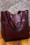 Large Capacity Solid Color Tote Bag Unishe Wholesale MOQ 3PCS