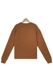 Smile Pattern Long Sleeve Pullover Sweater