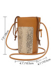 Leopard Glitter Crossbody Shoulder Bag MOQ 3PCs