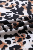 Short Sleeve Leopard Print Top