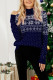 Turtle Neck Snowflake Knit Xmas Sweaters