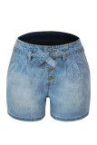 Denim Elastic Waist Pocket Jeans Short Unishe Wholesale