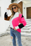 Wave Color Block Pullover Sweaters