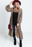 Leopard Print Duster Kimono