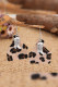 Hairy Leopard with Boots Earrings MOQ 5pcs