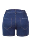 Denim Elastic Waist Pocket Jeans Short Unishe Wholesale