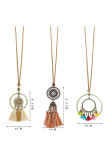 Bohemian Tribal Tassel Cord Necklace MOQ 5pcs