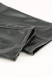 Ankle Length Seamed High Waist Skinny Fit Pants