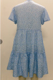 Ruffles V Neck Loose Dress Unishe Wholesale
