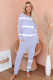 Stripes Long Sleeves and Joggers Lounge Set
