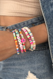 Clay and Beads Bracelet MOQ 5pcs