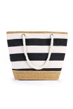 Hemp Rope Striped Tote Bag MOQ 3pcs