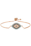 Rhinestone Eye Chain Bracelet MOQ 5PCs