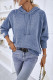 Plain Drawstring Hoodie Sweatshirt