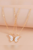 Friendship Butterfly Necklace MOQ 5pcs