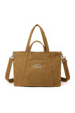 Plain Corduroy Hand Crossbody Bag MOQ 3pcs