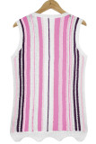 Striped Knit Tank Top Unishe Wholesale