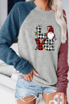 LOVE Christmas Gnome Long Sleeve Top Women UNISHE Wholesale