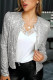 Plain Sequin Short Length Open Jackets