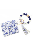 Beads and Ring Keychain Card Holder