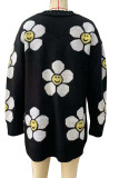 Valentine Heart Front Open Knitting Cardigan