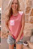 Aztec Pocket Shoulder Tank Top