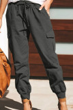Elastic Waist Drawstring Jogger Pants