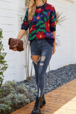 Sunflower Knitting Pullover Sweater