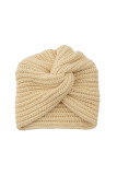 Twisted Pleated Knit Turban Hair Scarfs Head Bennie MOQ 5PCs