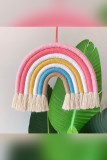 Woven Cloud Rainbow Bed Room Decoration MOQ 3PCS
