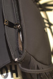 Suede Leather Tassel Saddle Bag MOQ 3pcs