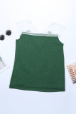 Green Lace Knit Tank