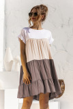Color Block Boho Dress