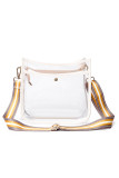 Printed Strap Clear Crossbody Bag MOQ 3pcs