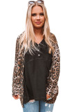 Leopard Long Sleeve Buttoned Front Cardigan
