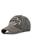 Wildwest Emboridery Patchwork Baseball Hat MOQ 3pcs