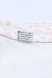 Pink Daisy Bell Bottom Flare Pants