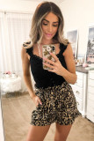 SHE'S STEALING HEARTS ANIMAL PRINT SHORTS