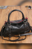 Solid Color Tassel Zip Up Tote Bag Unishe Wholesale MOQ 3PCS