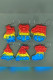POP IT Christmas Santa Claus Push Bubble Keychain 6pcs Unishe Wholesale MOQ5pcs