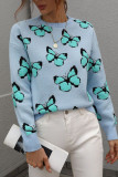 Butterfly Knit Pullover Sweaters