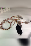 Bohemian Feather Wrapped Hair Clips MOQ 5pcs