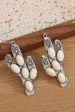 Turquoise Cactus Earrings MOQ 5PCs