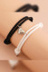 Magnet Heart Couple Cord Bracelets MOQ 5pcs