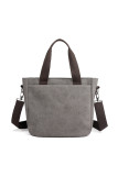 Big Capacity Pockets Canvas Handbag MOQ 3pcs