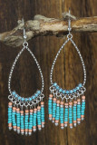 Beads Tassel Boho Earrings MOQ 5pcs