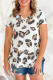 Wild Animal Print Plus Size T Shirt