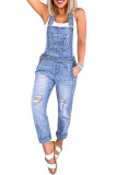 One-piece Denim Jumpsuit