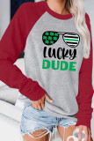 One Lucky Dude Long Sleeves Top Women Unishe Wholesale